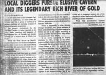 Local Diggers Pursue Elusive Cavern and Its Rich River of Gold
